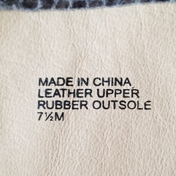 Michael Kors Bromley Gray Snake Print Leather Over-the-Knee Boots - Picture 10 of 10